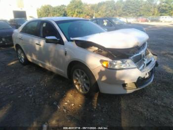  Salvage Lincoln MKZ