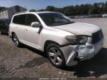  Salvage Toyota Highlander