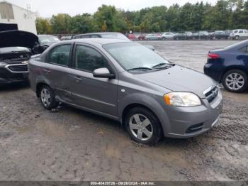  Salvage Chevrolet Aveo