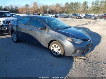  Salvage Toyota Corolla