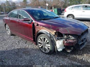  Salvage Lincoln MKZ