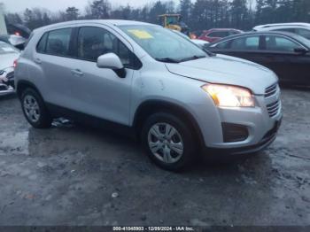  Salvage Chevrolet Trax