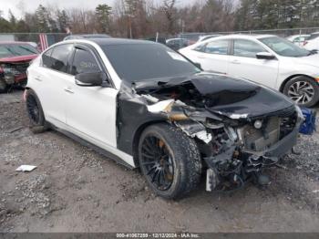  Salvage INFINITI Q50 Hybrid