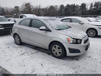  Salvage Chevrolet Sonic