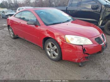  Salvage Pontiac G6