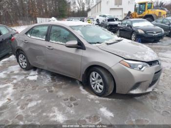  Salvage Toyota Corolla