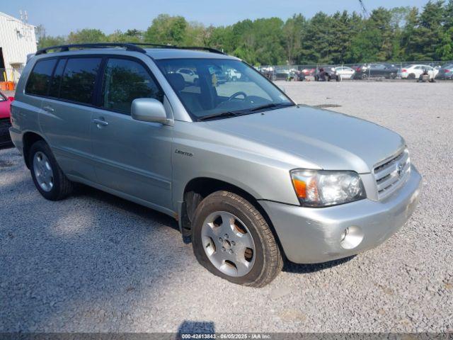 Salvage Toyota Highlander