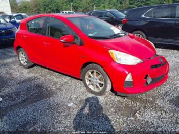  Salvage Toyota Prius c