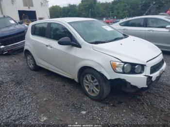  Salvage Chevrolet Sonic