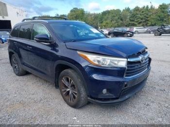  Salvage Toyota Highlander