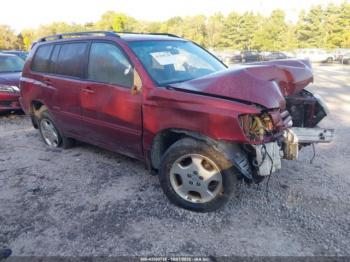  Salvage Toyota Highlander