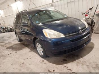  Salvage Toyota Sienna