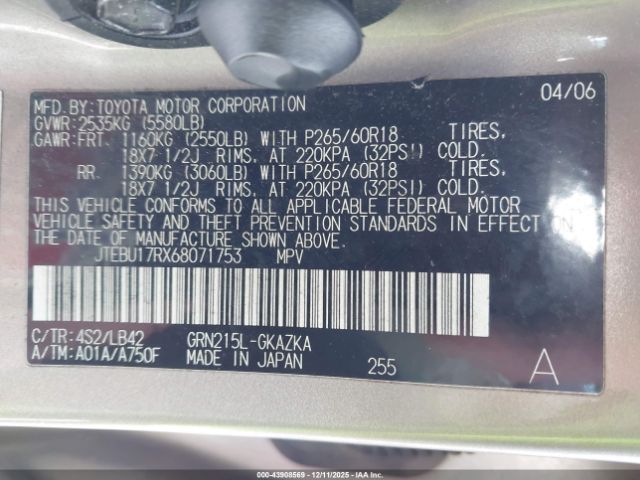 Toyota 4Runner Limited V6 Image 10