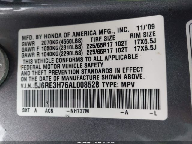 Honda CR-V Ex-l Image 16