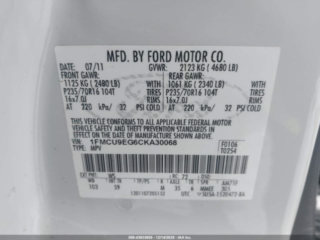 Ford Escape Limited Image 11