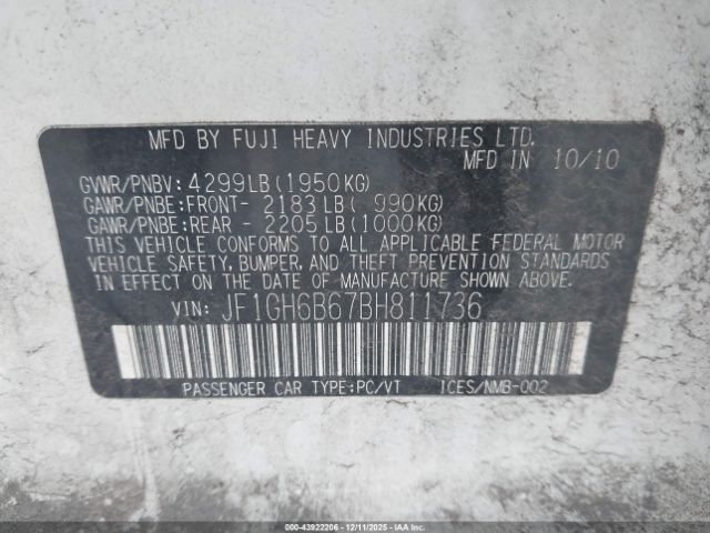 Subaru Impreza 2.5i Premium Image 6