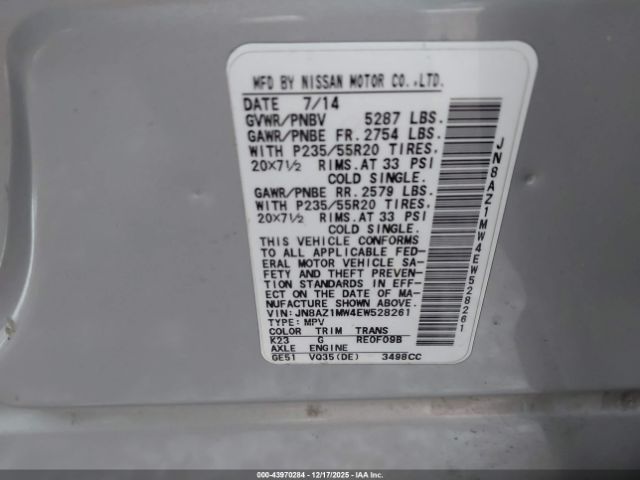 Nissan Murano Le Image 8