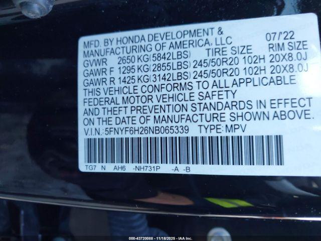 Honda Pilot Awd Special Edition Image 8