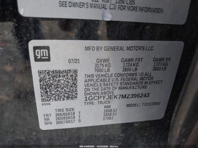 Chevrolet Silverado 1500 4wd  Short Bed Lt With 2fl Image 8