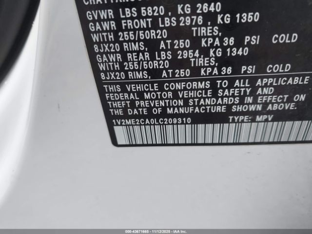 Volkswagen Atlas 3.6l V6 Sel Image 9