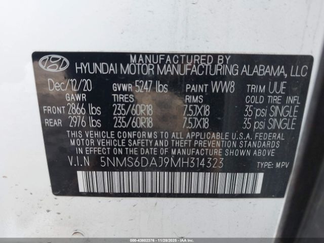 Hyundai SANTA FE Sel Image 15