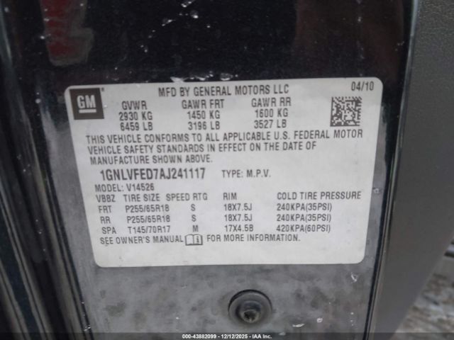 Chevrolet Traverse Lt Image 4