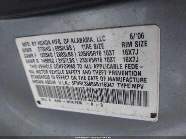 Honda Odyssey Ex-l Image 11