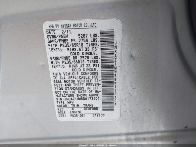 Nissan Murano Sl Image 2