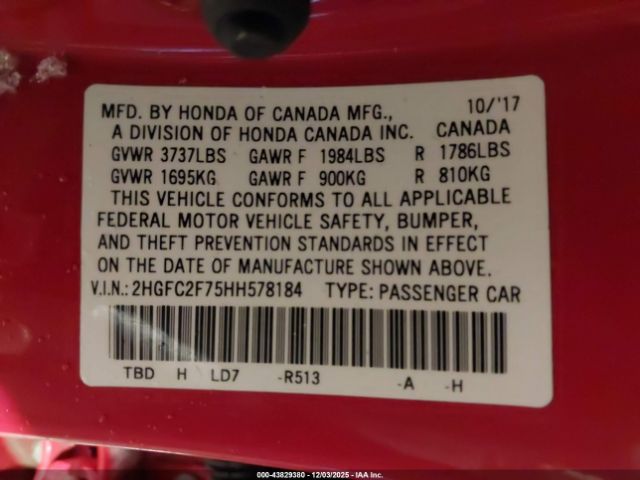 Honda Civic Ex Image 3