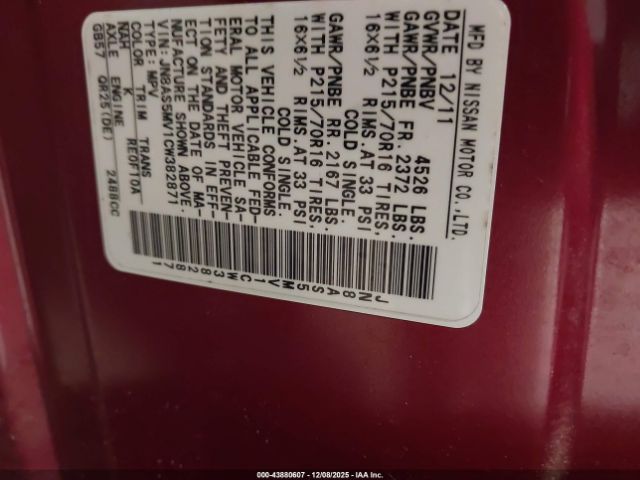 Nissan Rogue S Image 10