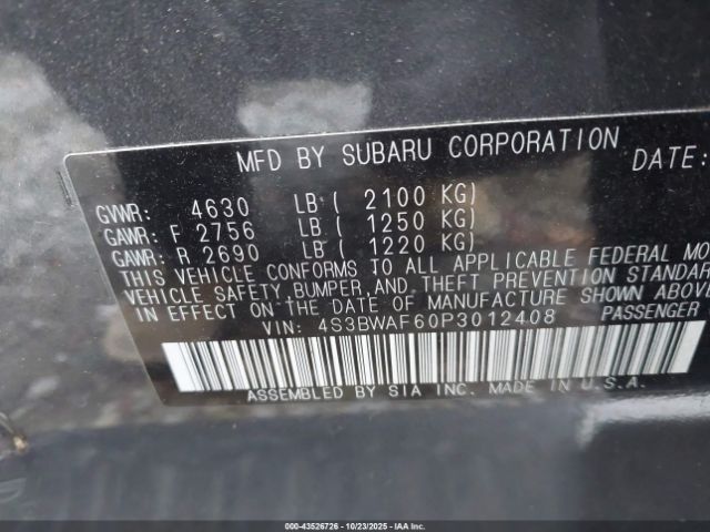 Subaru Legacy Premium Image 16