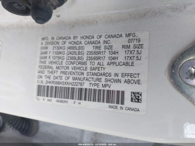 Honda CR-V Lx Image 7