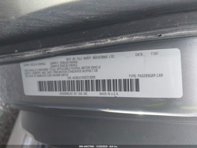 Subaru Legacy 2.5i Image 3