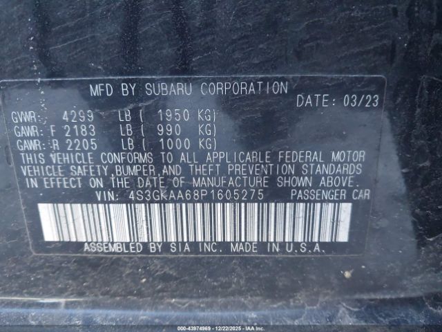 Subaru Impreza Base Image 10