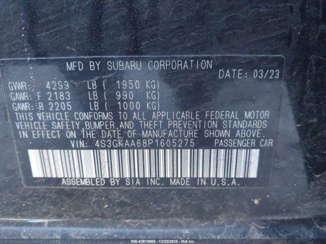 Subaru Impreza Base Image 10