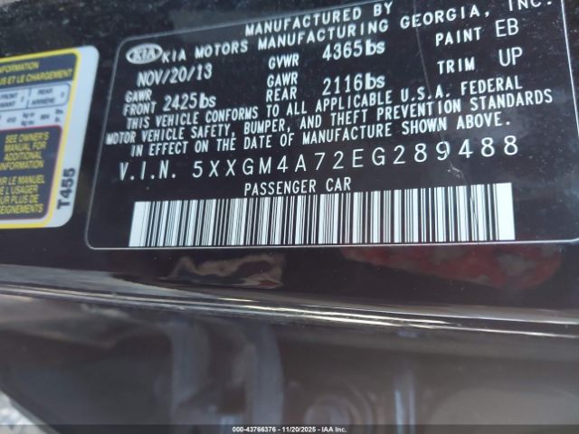 Kia Optima Lx Image 16