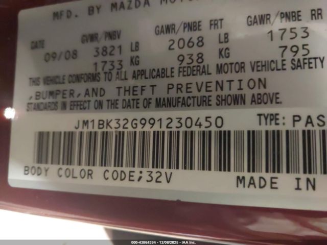 Mazda Mazda3 I Image 5