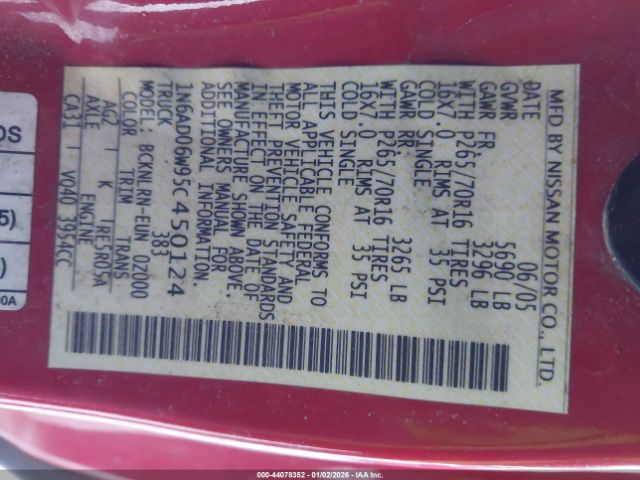 Nissan Frontier Se Image 2