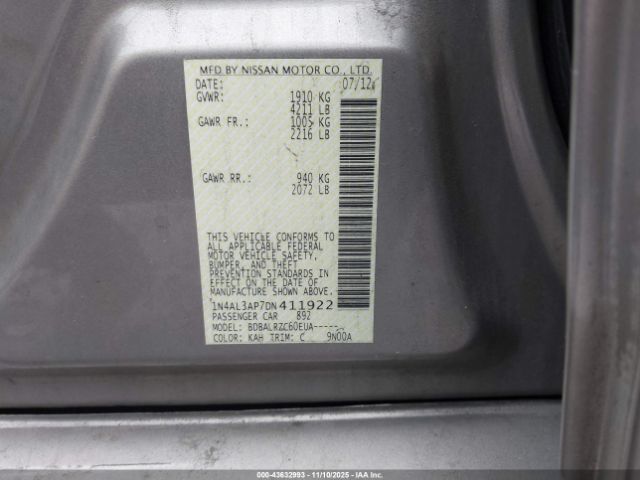 Nissan Altima 2.5 S Image 8