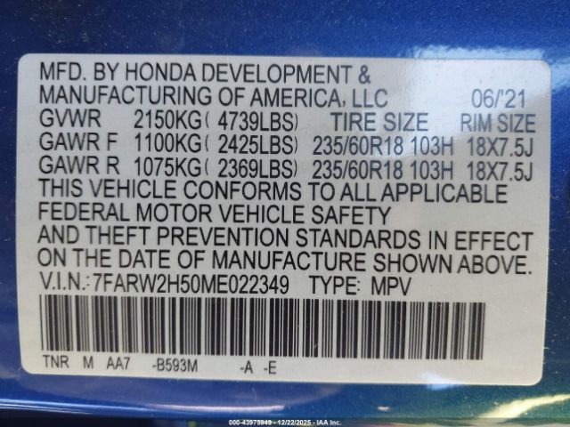 Honda CR-V Awd Ex Image 5