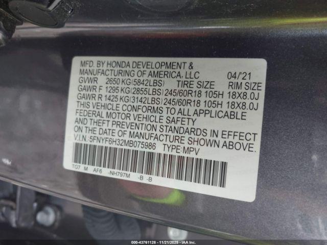 Honda Pilot Awd Ex Image 14